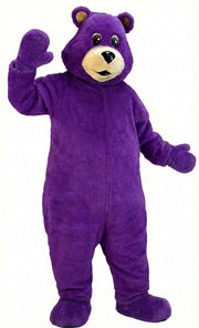 Black Bear Mascot (Thermolite)| Mascot-store.com - Short fur / Purple mascot costume