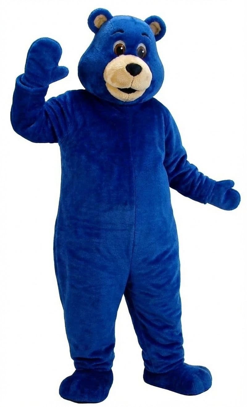 Black Bear Mascot (Thermolite)| Mascot-store.com - Short fur / Royal blue mascot costume