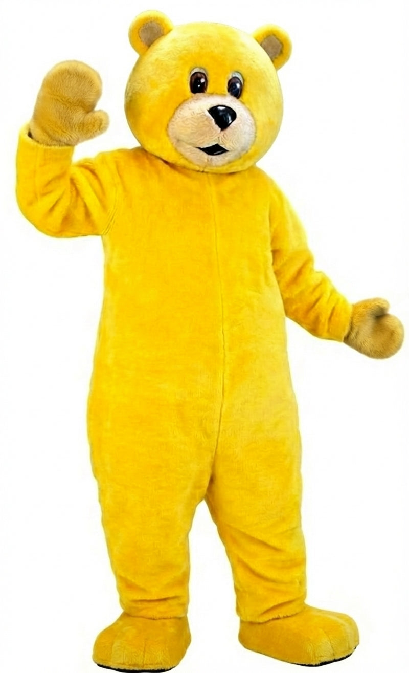 Black Bear Mascot (Thermolite)| Mascot-store.com - Short fur / Yellow mascot costume