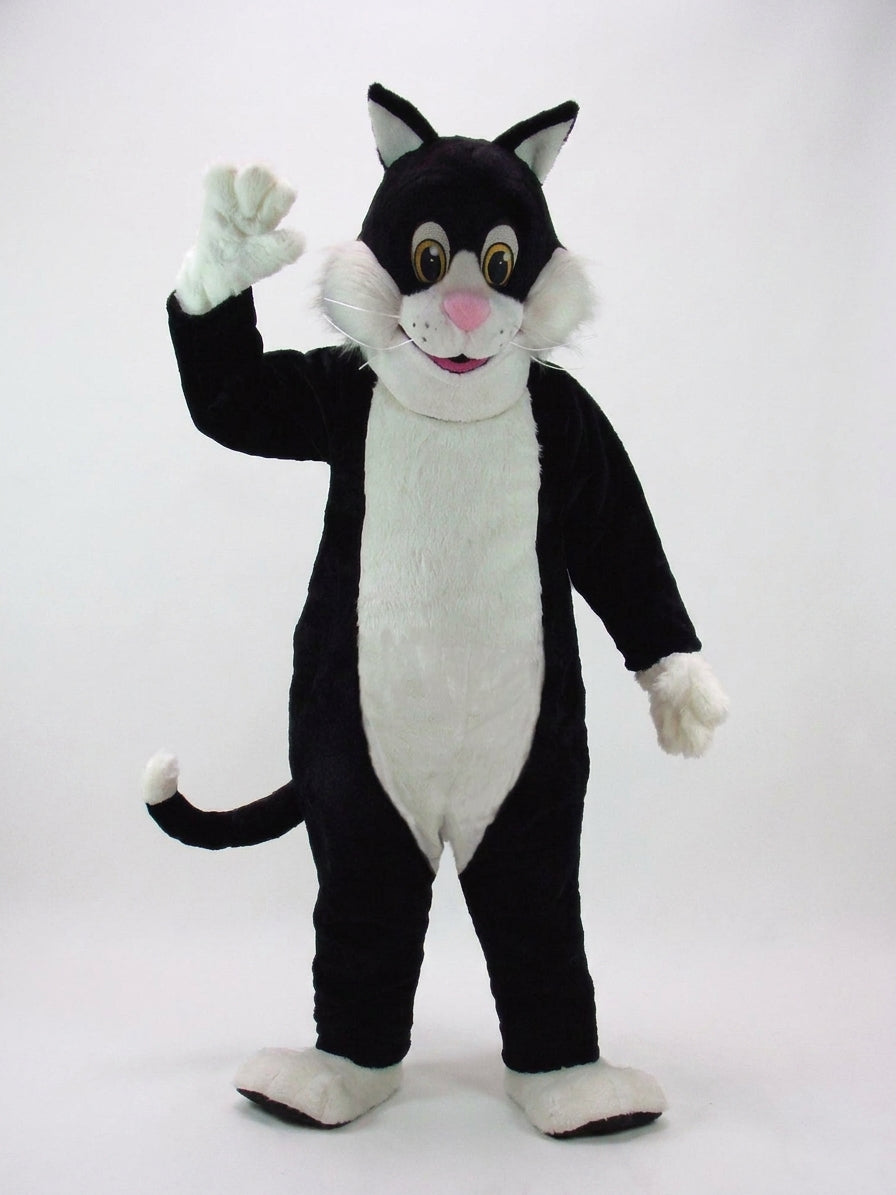 Black Cartoon Cat Mascot Costume - professional mascot costume from The Mascot Store