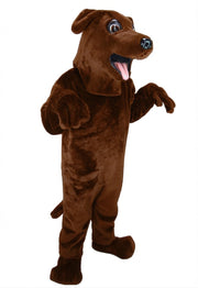 Black Labrador Dog Mascot - Medium fur / Brown mascot costume