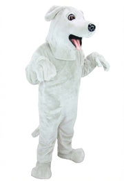 Black Labrador Dog Mascot - Short fur / Albino Tiger mascot costume