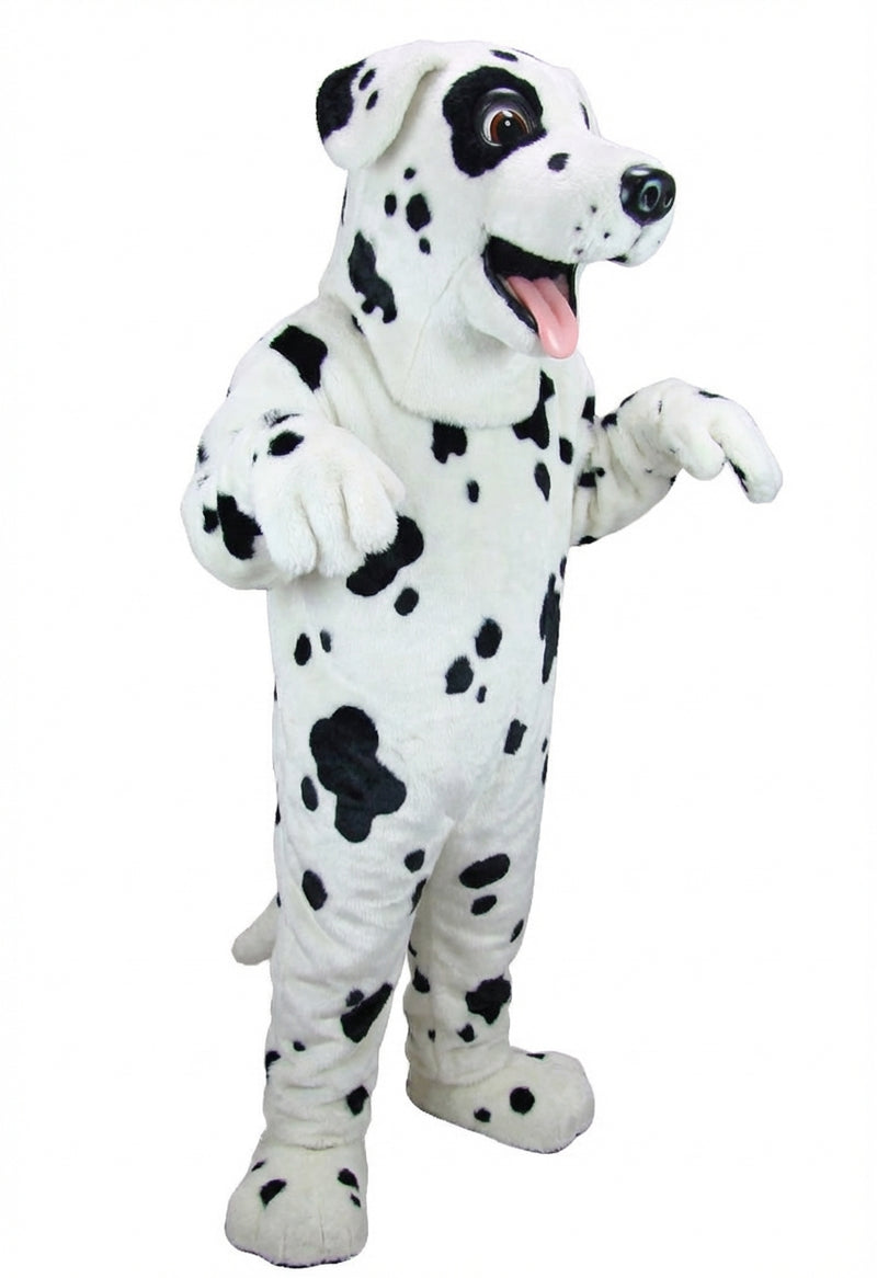 Black Labrador Dog Mascot - Short fur / Dalmatian mascot costume