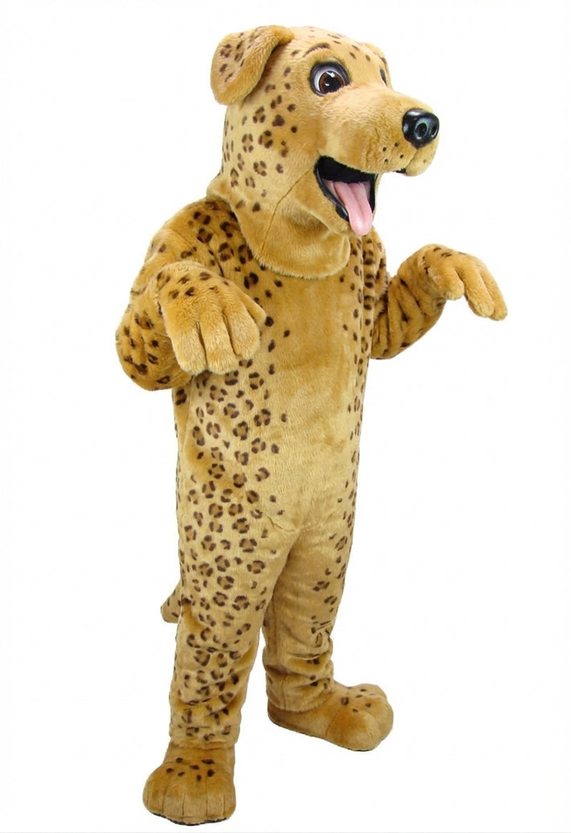 Black Labrador Dog Mascot - Short fur / Leopard mascot costume