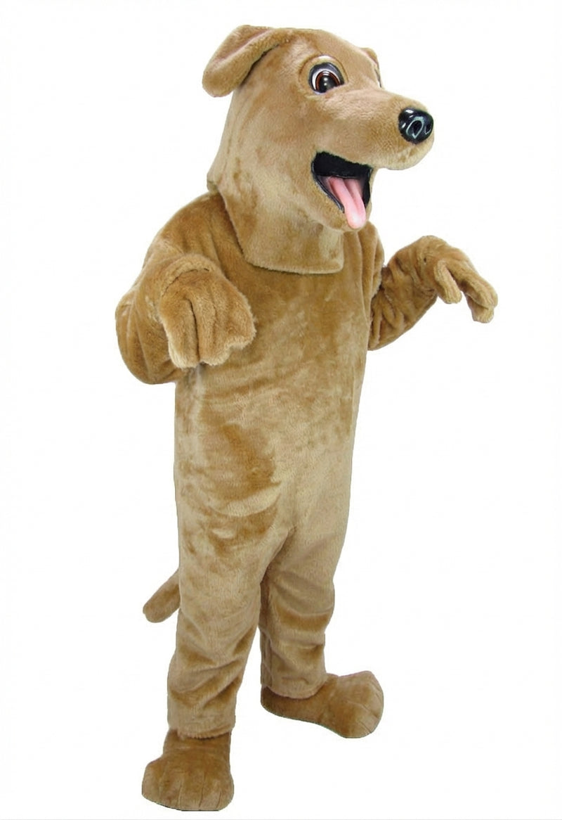 Black Labrador Dog Mascot - Short fur / Tan mascot costume