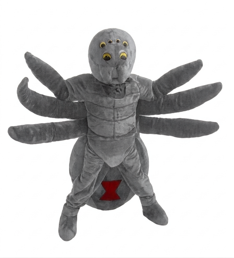 Black Widow Mascot (Thermolite) - Short fur / Grey mascot costume