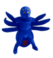 Black Widow Mascot (Thermolite) - Short fur / Royal blue mascot costume