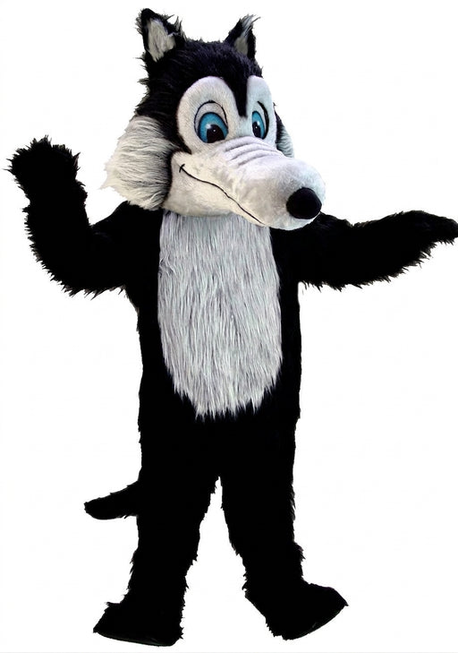 Black Wolf Mascot Costume (Thermolite) - professional mascot costume from The Mascot Store