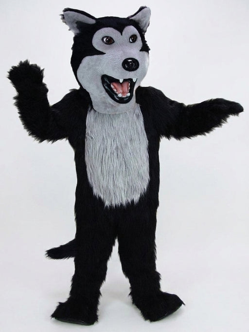 Black Wolf Mascot Costume - professional mascot costume from The Mascot Store