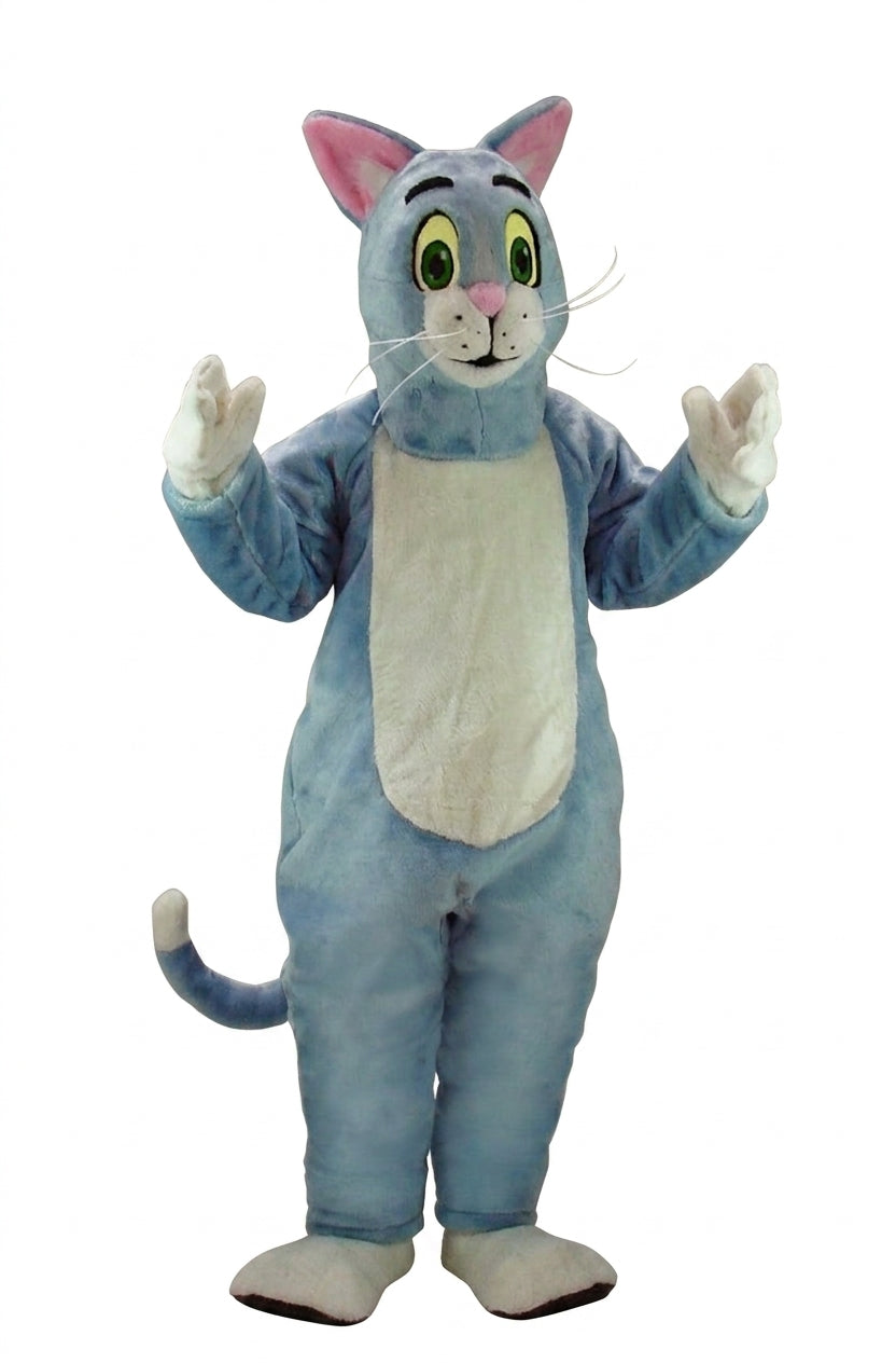 Blue Cat Mascot Costume - professional mascot costume from The Mascot Store