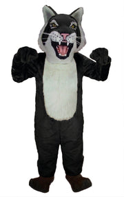 Bobcat Mascot - Short fur / Black mascot costume