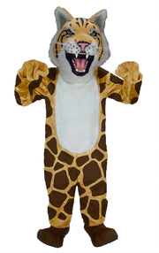 Bobcat Mascot - Short fur / Giraffe mascot costume