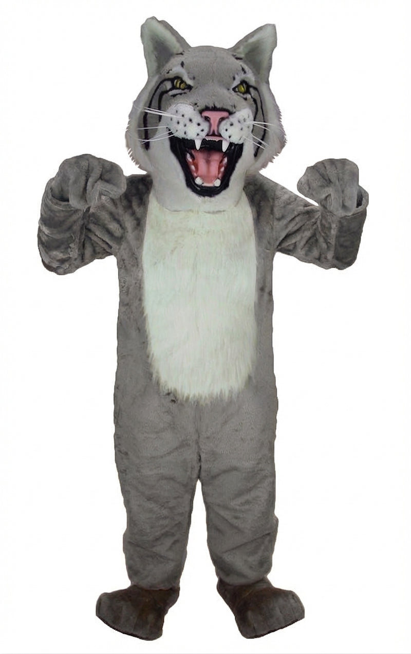 Bobcat Mascot - Short fur / Grey mascot costume