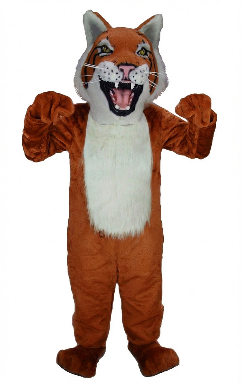 Bobcat Mascot - Short fur / Rust mascot costume