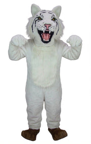 Bobcat Mascot - Short fur / White mascot costume
