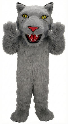 Bobcat Mascot (Thermolite) - Long fur / Grey mascot costume