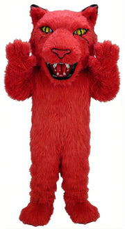 Bobcat Mascot (Thermolite) - Long fur / Red mascot costume