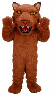 Bobcat Mascot (Thermolite) - Long fur / Rust mascot costume