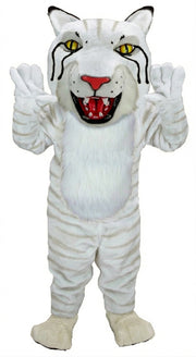 Bobcat Mascot (Thermolite) - Short fur / Albino Tiger mascot costume