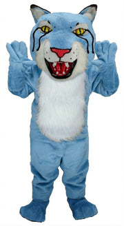 Bobcat Mascot (Thermolite) - Short fur / Light blue mascot costume