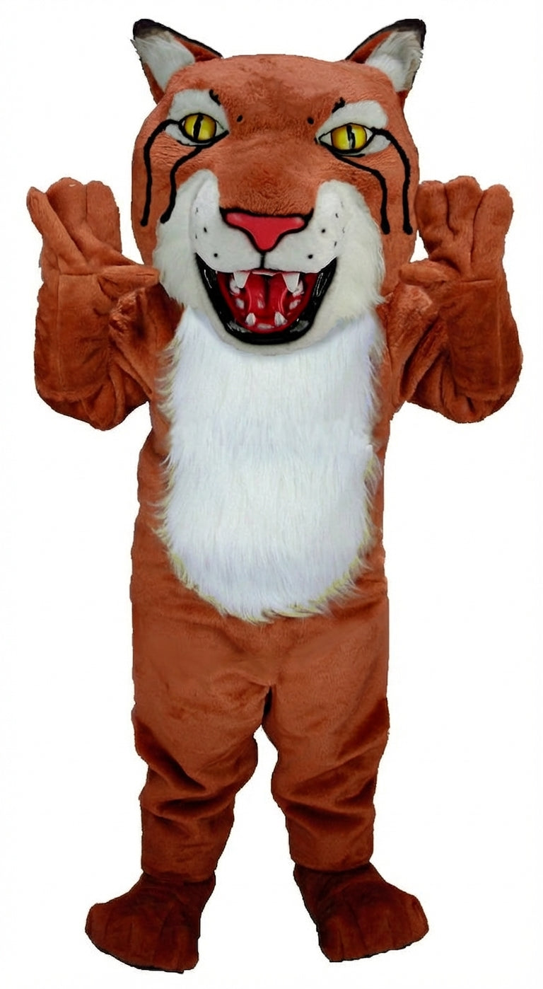 Bobcat Mascot (Thermolite) - Short fur / Rust mascot costume