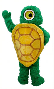 Box Turtle Mascot (Thermolite) - Long fur / Green mascot costume