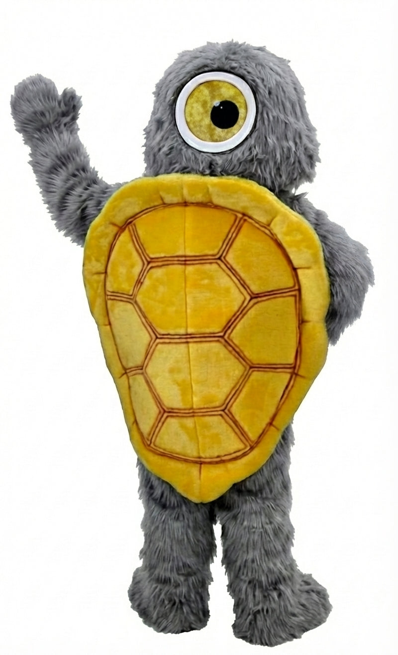 Box Turtle Mascot (Thermolite) - Long fur / Grey mascot costume