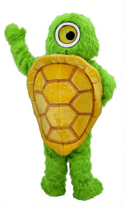 Box Turtle Mascot (Thermolite) - Long fur / Lime mascot costume