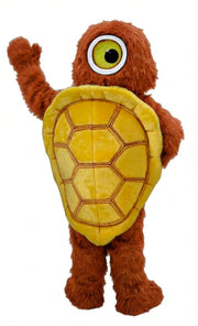 Box Turtle Mascot (Thermolite) - Long fur / Rust mascot costume