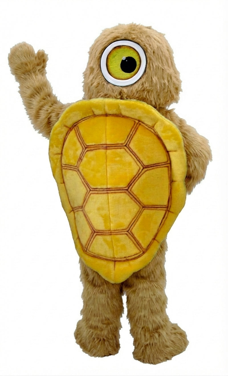 Box Turtle Mascot (Thermolite) - Long fur / Tan mascot costume