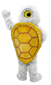 Box Turtle Mascot (Thermolite) - Long fur / White mascot costume