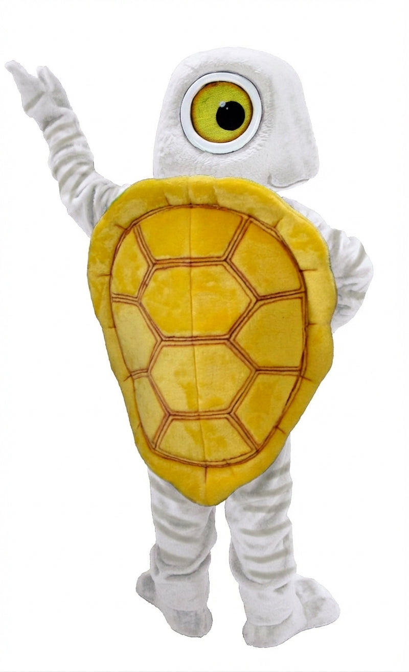 Box Turtle Mascot (Thermolite) - Short fur / Albino Tiger mascot costume