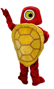 Box Turtle Mascot (Thermolite) - Short fur / Red mascot costume