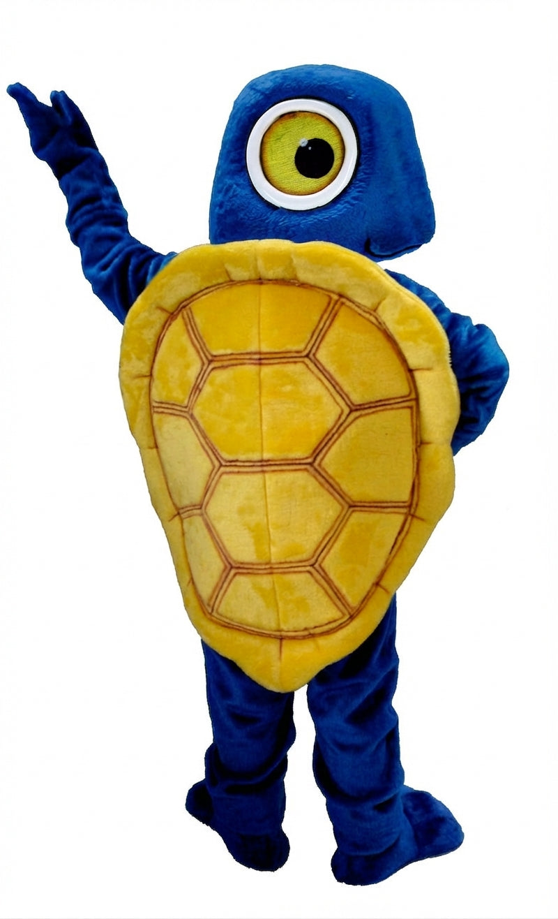 Box Turtle Mascot (Thermolite) - Short fur / Royal blue mascot costume