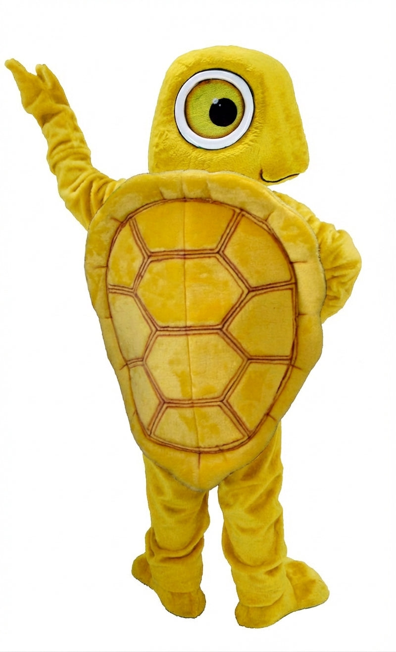 Box Turtle Mascot (Thermolite) - Short fur / Yellow mascot costume