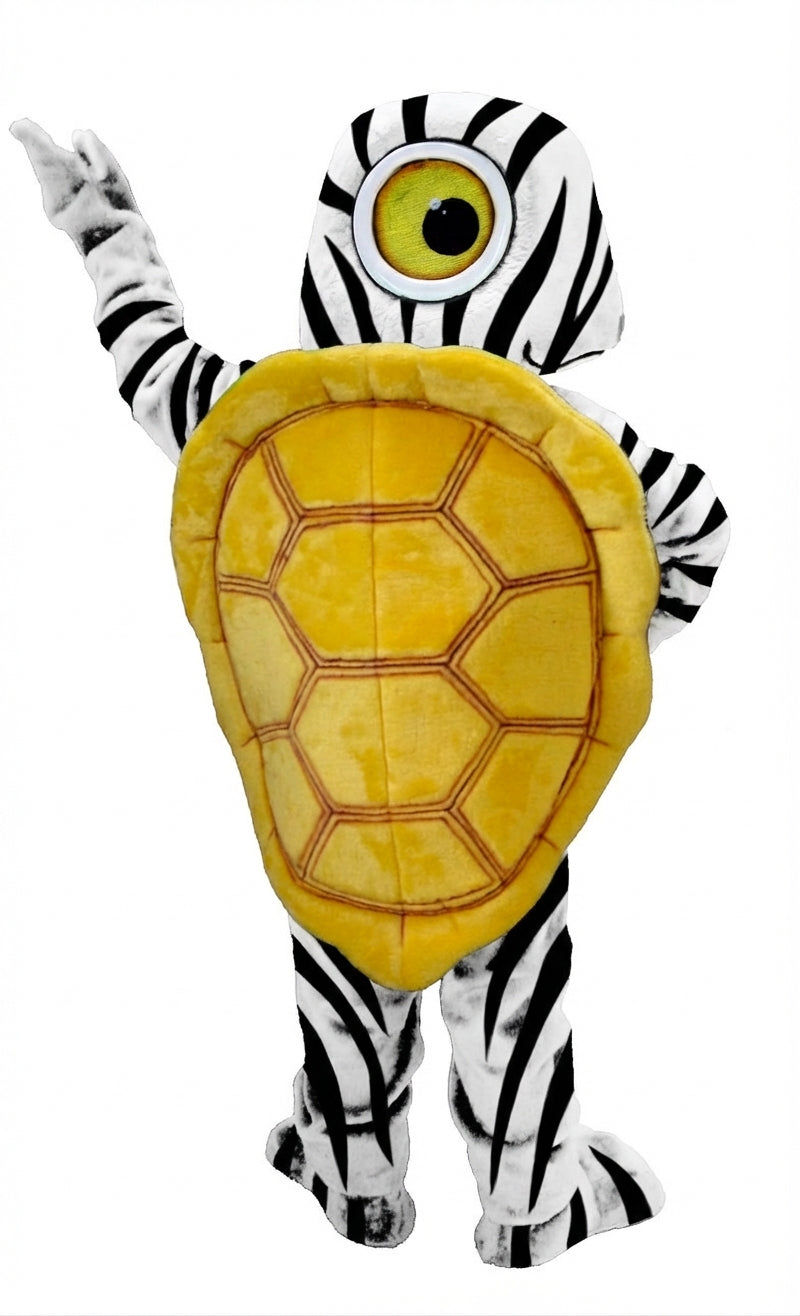 Box Turtle Mascot (Thermolite) - Short fur / Zebra mascot costume
