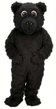 Brown Bear Mascot - Long fur / Black mascot costume