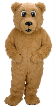 Brown Bear Mascot - Long fur / Tan mascot costume