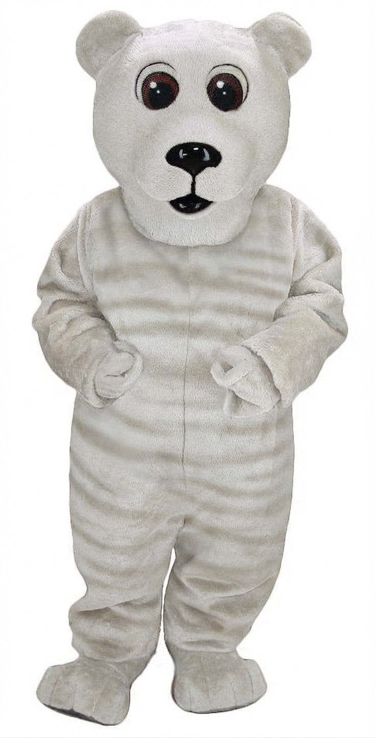 Brown Bear Mascot - Short fur / Albino Tiger mascot costume