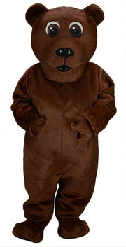 Brown Bear Mascot - Short fur / Chocolate Brown mascot costume