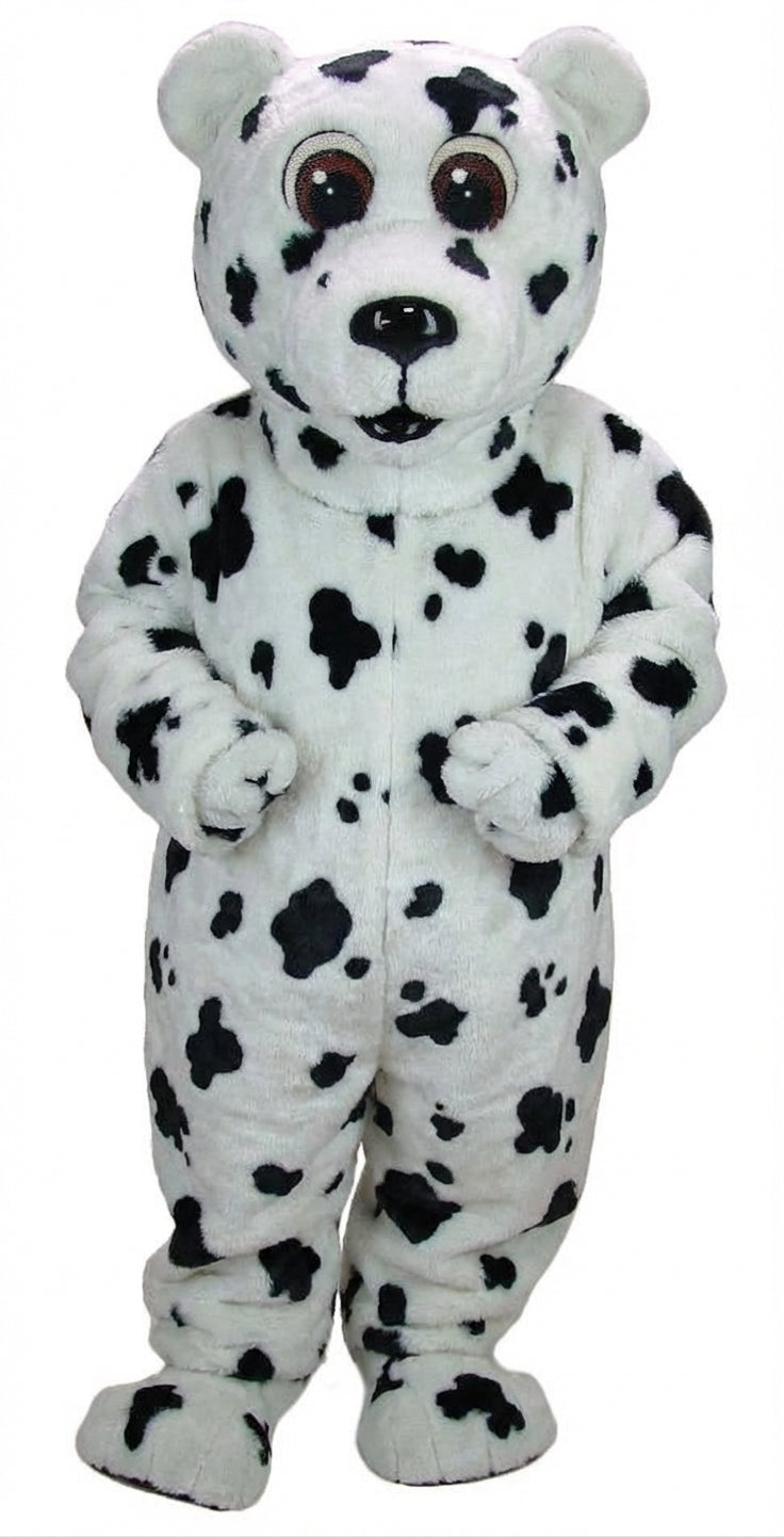 Brown Bear Mascot - Short fur / Dalmatian mascot costume