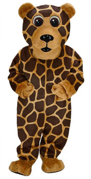 Brown Bear Mascot - Short fur / Giraffe mascot costume