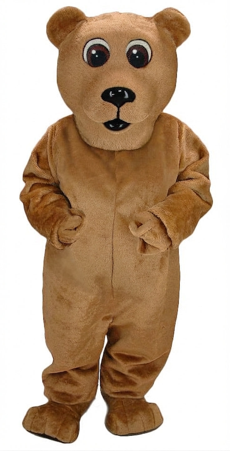 Brown Bear Mascot - Short fur / Light Brown mascot costume