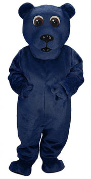 Brown Bear Mascot - Short fur / Navy Blue mascot costume