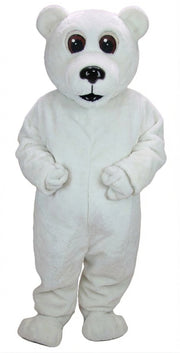 Brown Bear Mascot - Short fur / White mascot costume