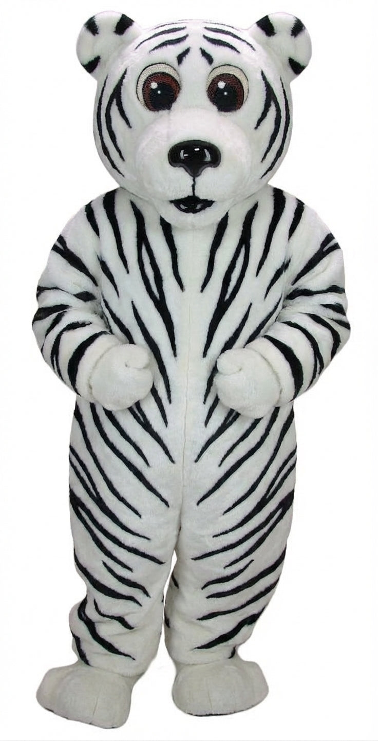 Brown Bear Mascot - Short fur / Zebra mascot costume