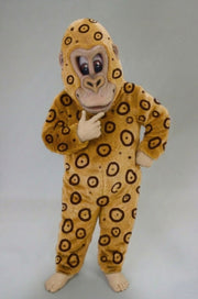 Brown Gorilla Mascot Costume - Short fur / Jaguar mascot costume