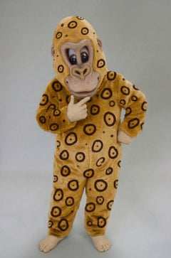 Brown Gorilla Mascot Costume - Short fur / Jaguar mascot costume
