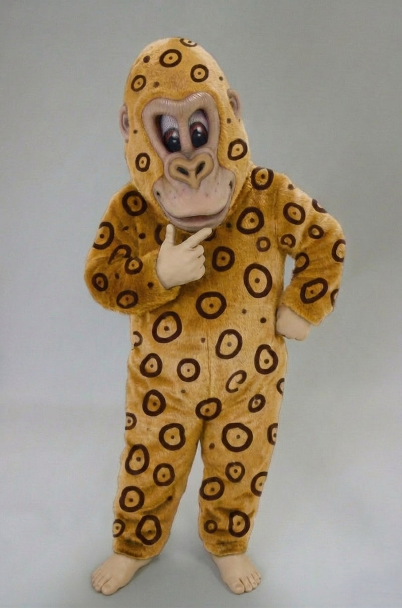 Brown Gorilla Mascot Costume - Short fur / Jaguar mascot costume
