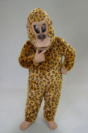 Brown Gorilla Mascot Costume - Short fur / Leopard mascot costume